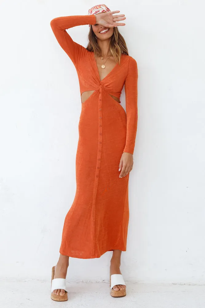 Going Forth Maxi Dress Orange
