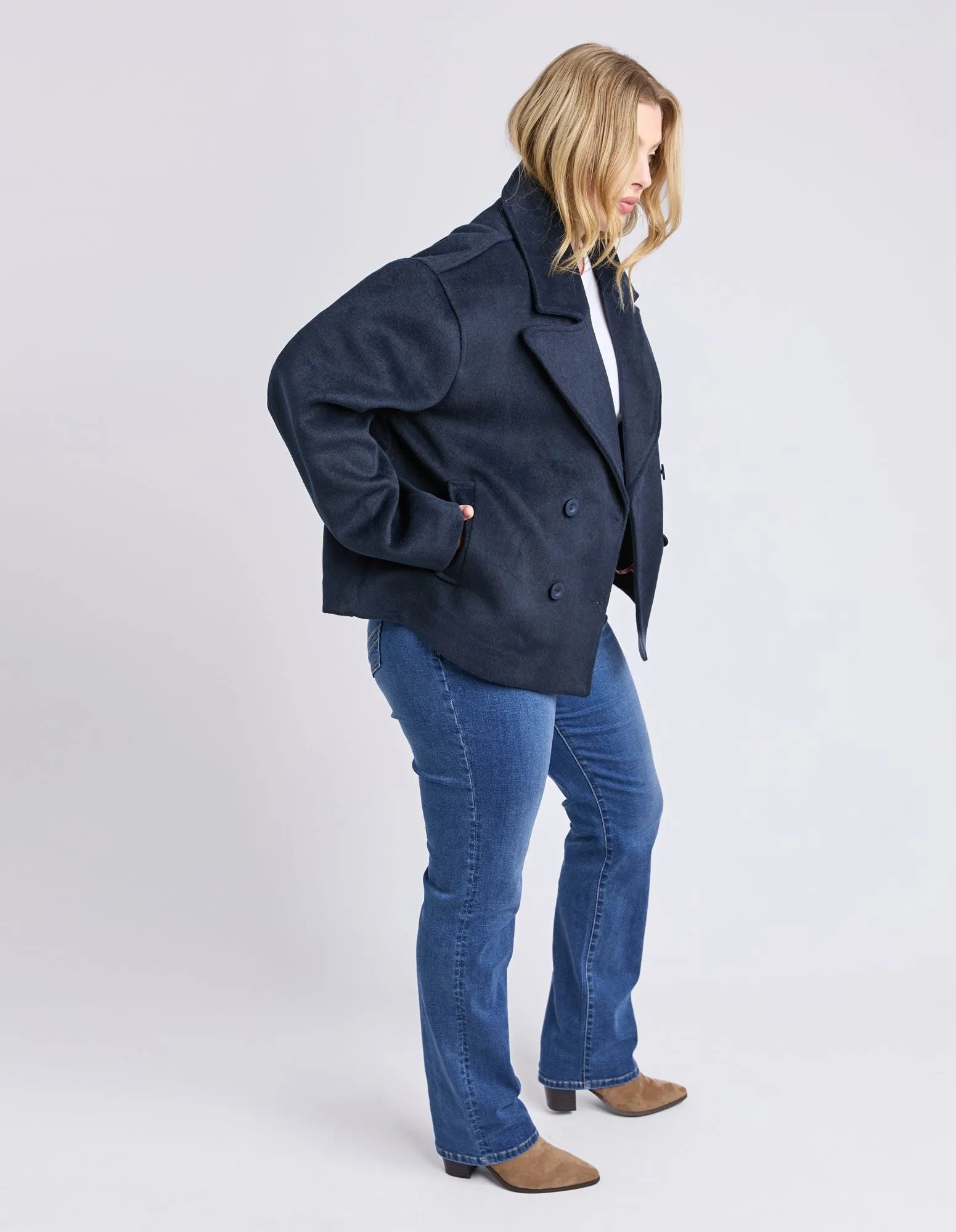 Harley Peacoat - Dark Sapphire