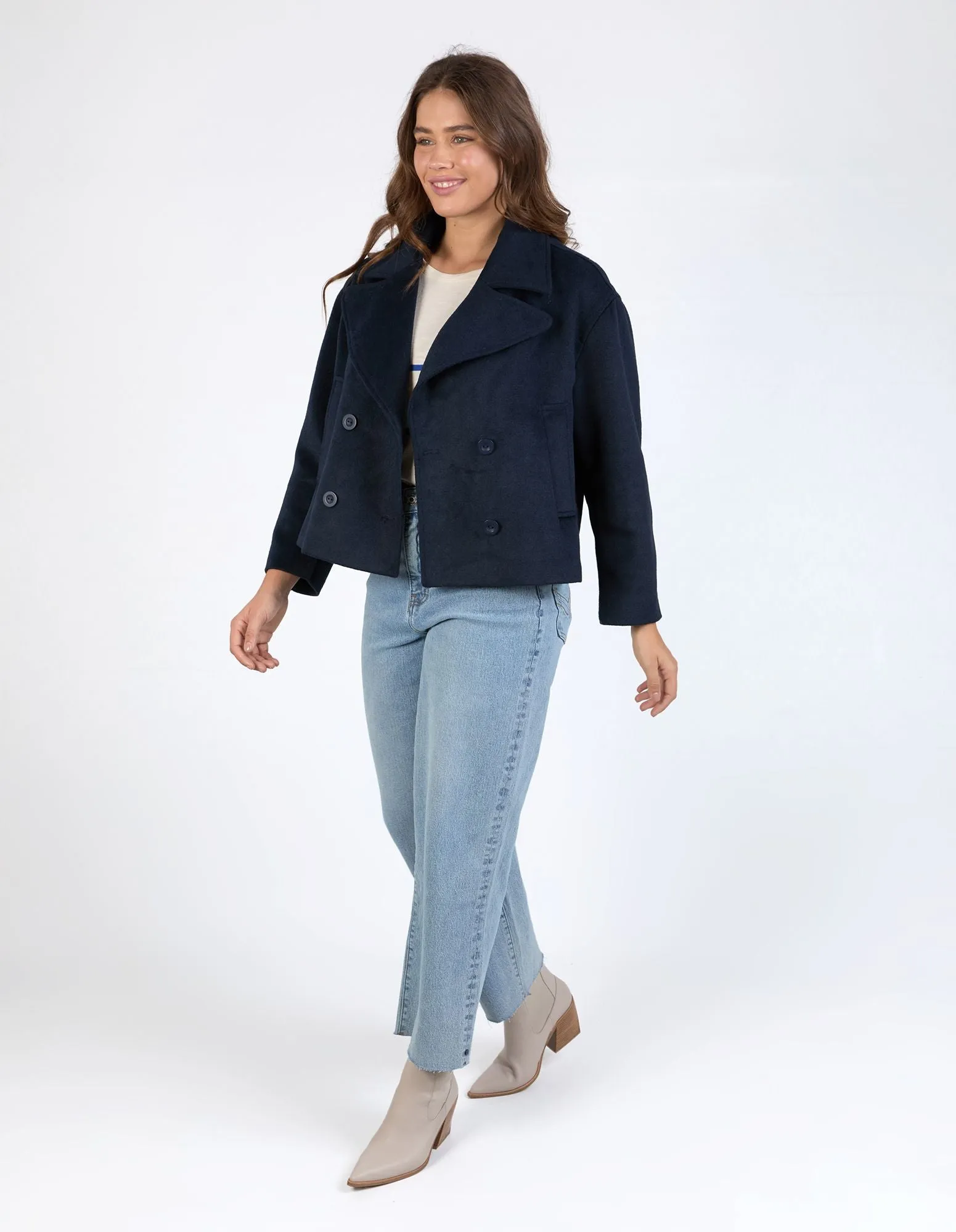 Harley Peacoat - Dark Sapphire