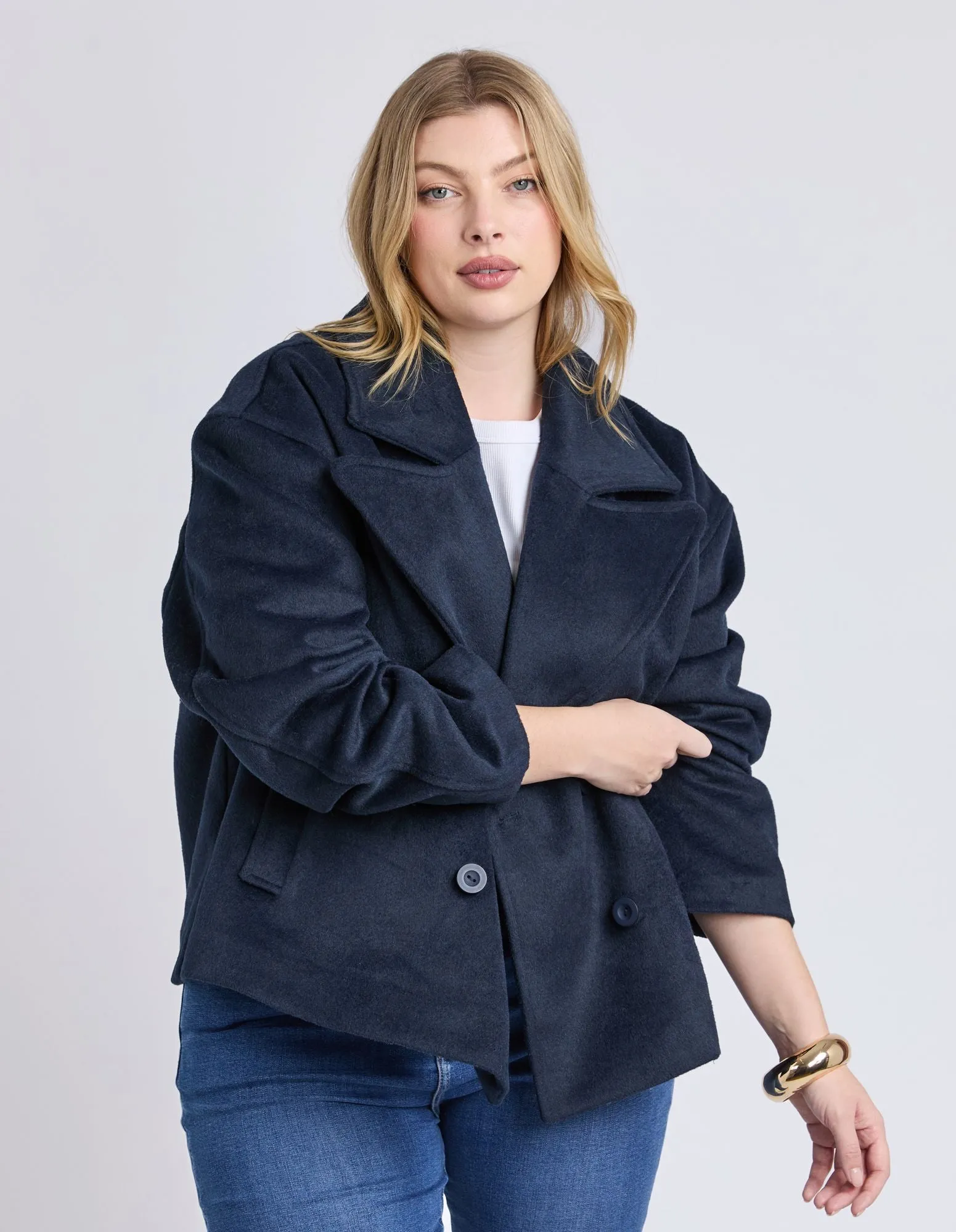 Harley Peacoat - Dark Sapphire