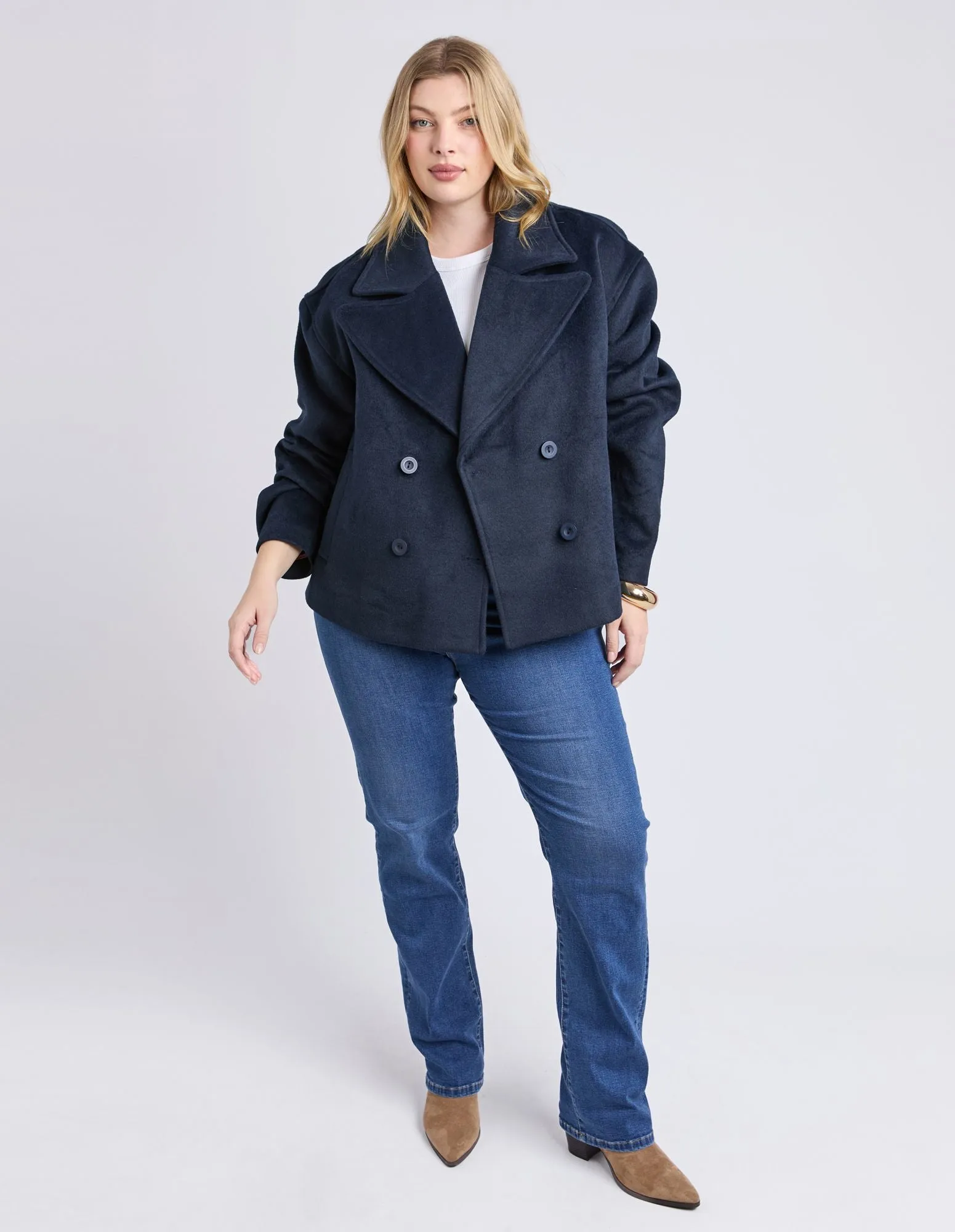 Harley Peacoat - Dark Sapphire