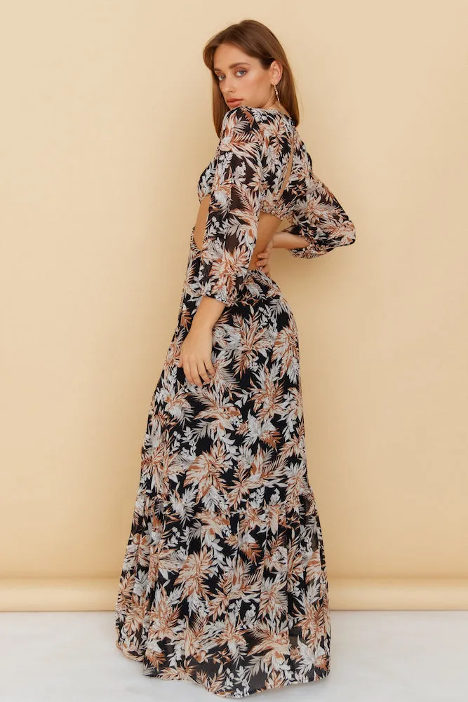 HELLO MOLLY Gardenia Lover Maxi Dress