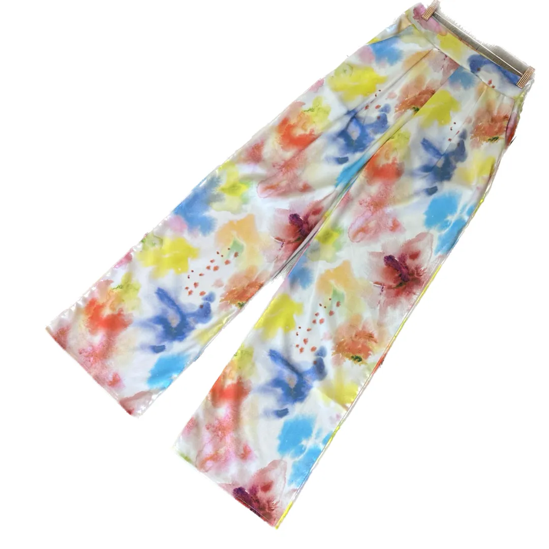 HIGH WAIST PLEATED PANTS