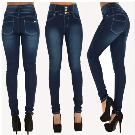High Waist Slim Pants