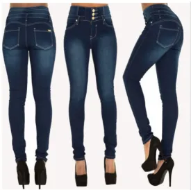High Waist Slim Pants