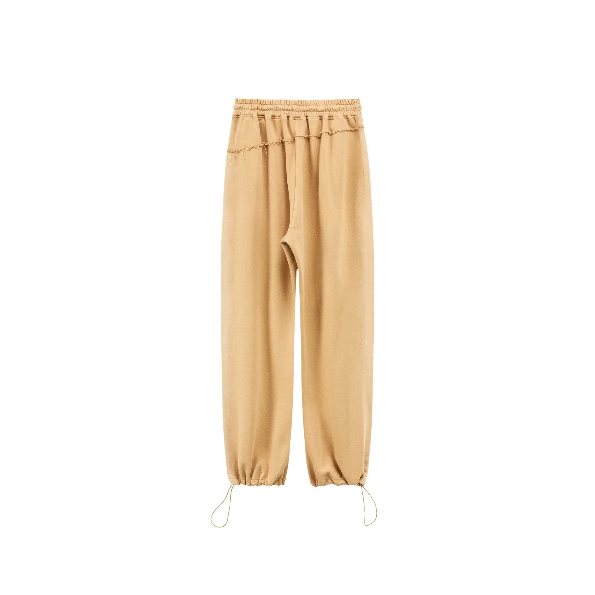 High-Waist String Wide Jogger Pants