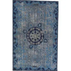 Jaipur Kai Rugs - Moonlight Blue and Peacoat