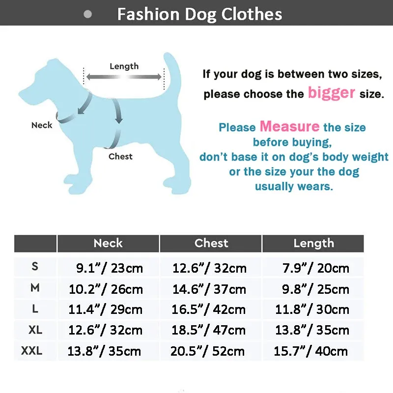 Jumpsuit Coat For Small, Medium Dogs