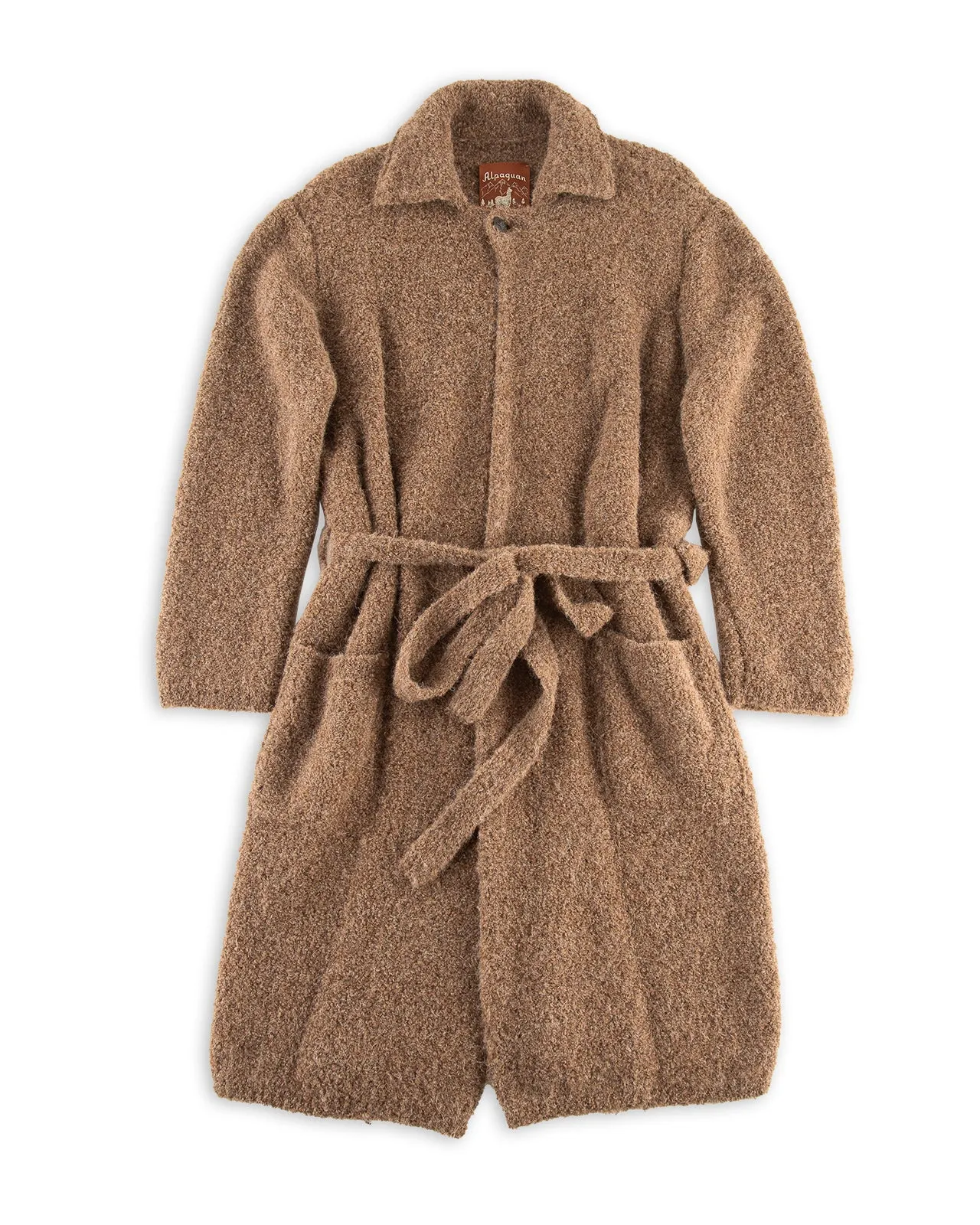 Jute Coat - Brown Boucle
