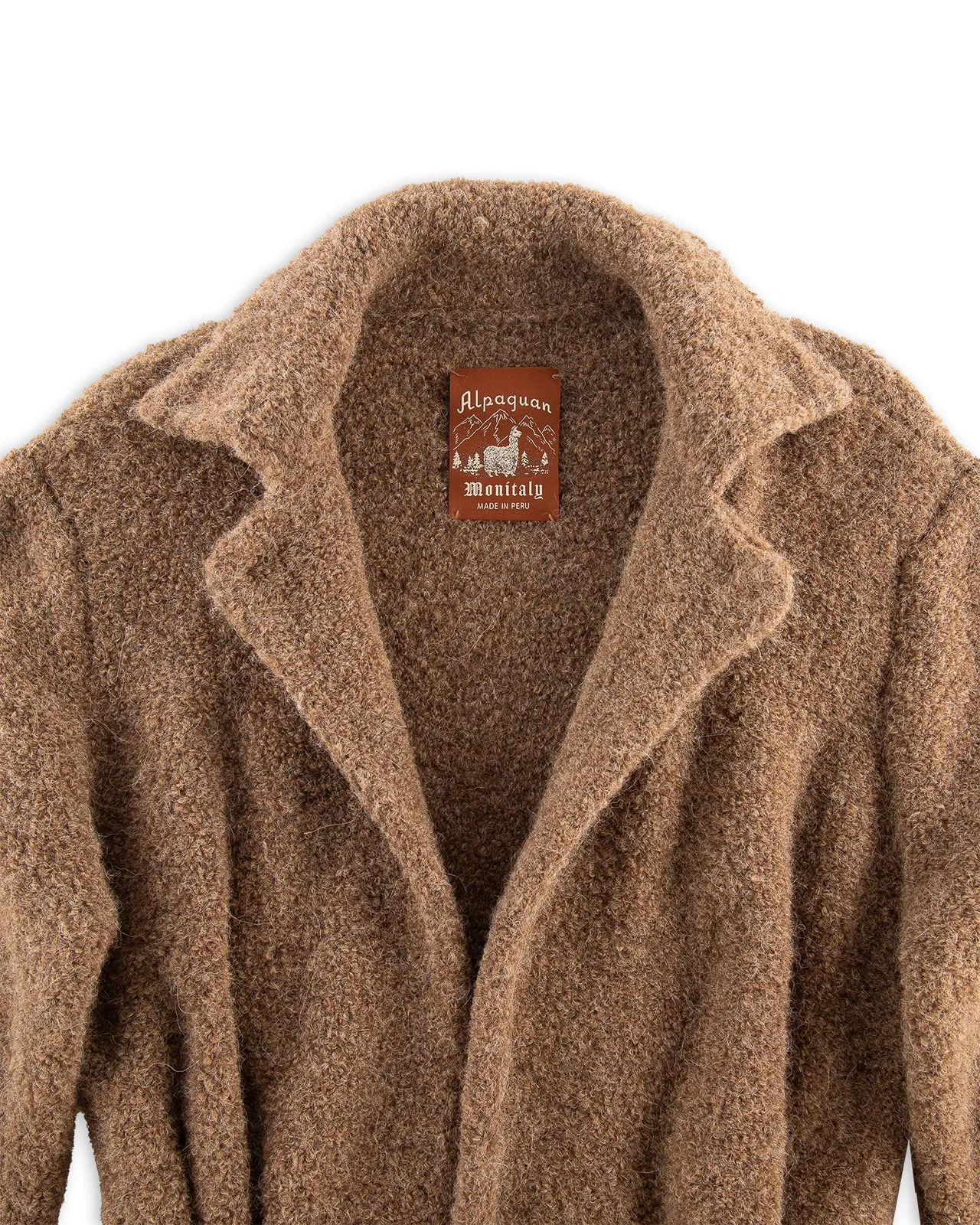 Jute Coat - Brown Boucle