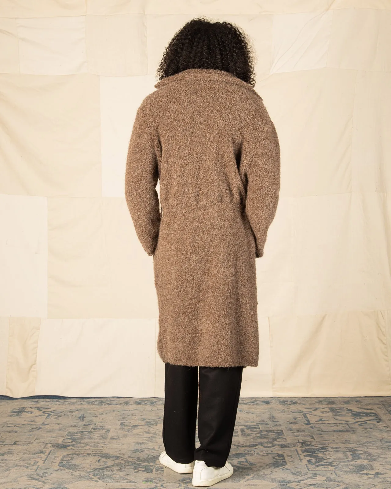 Jute Coat - Brown Boucle