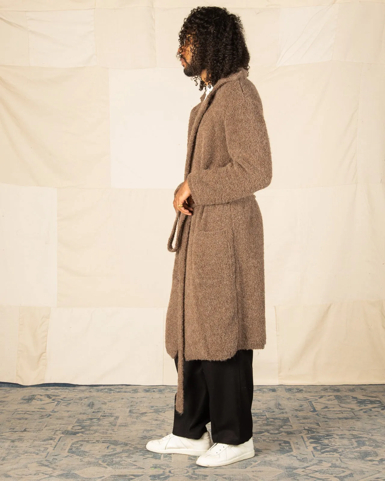 Jute Coat - Brown Boucle