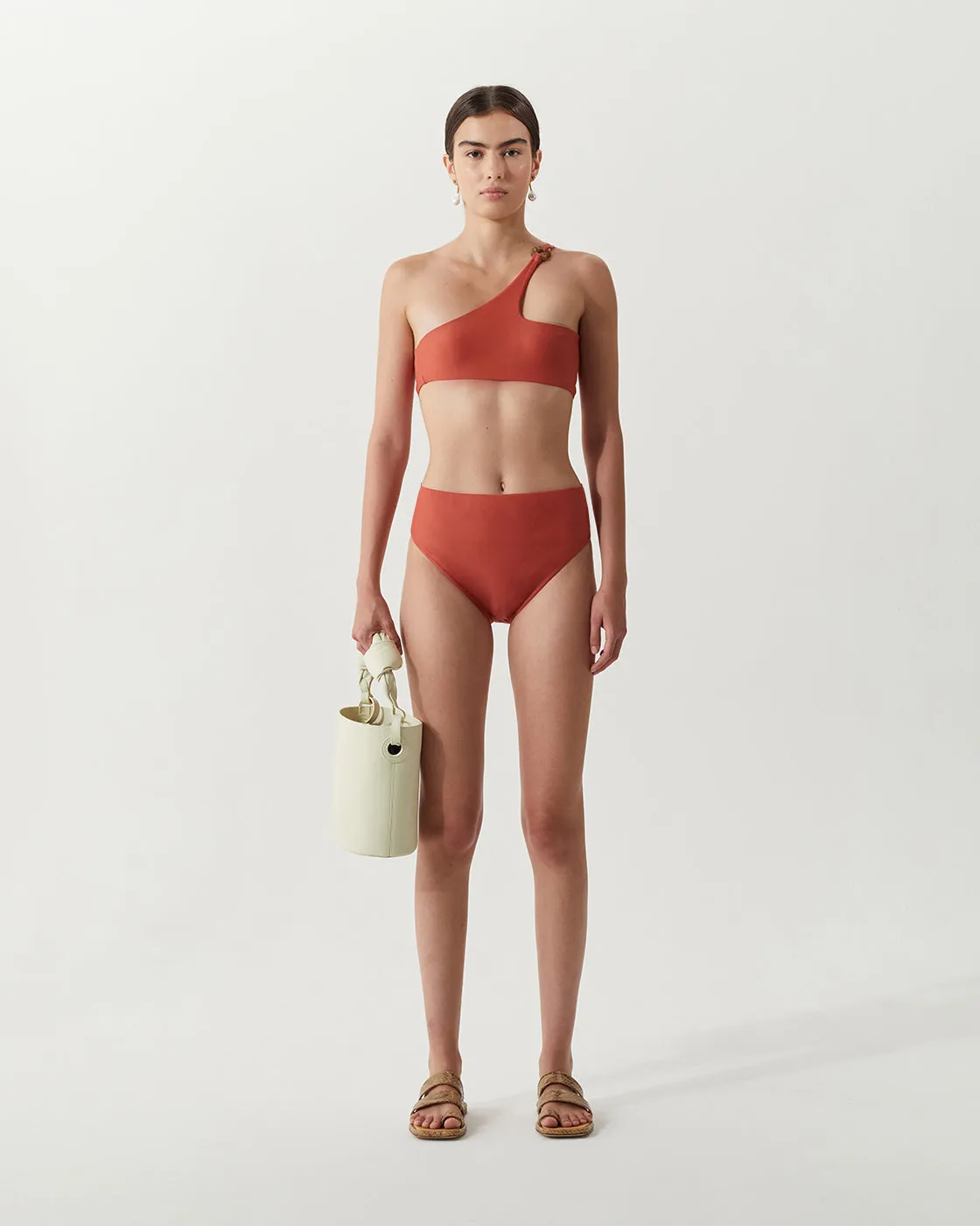Louis Top Recycled Nylon Rust