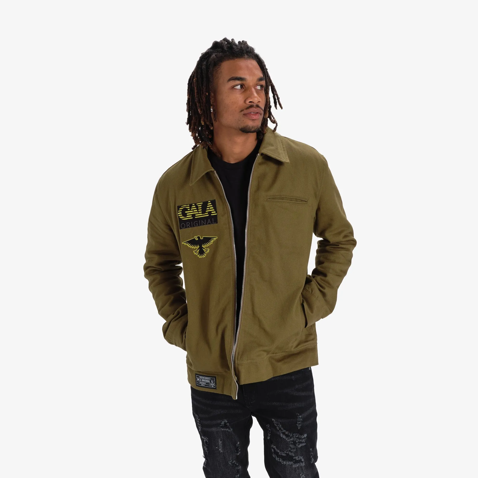 MACHINE WORK JACKET (OLIVE)