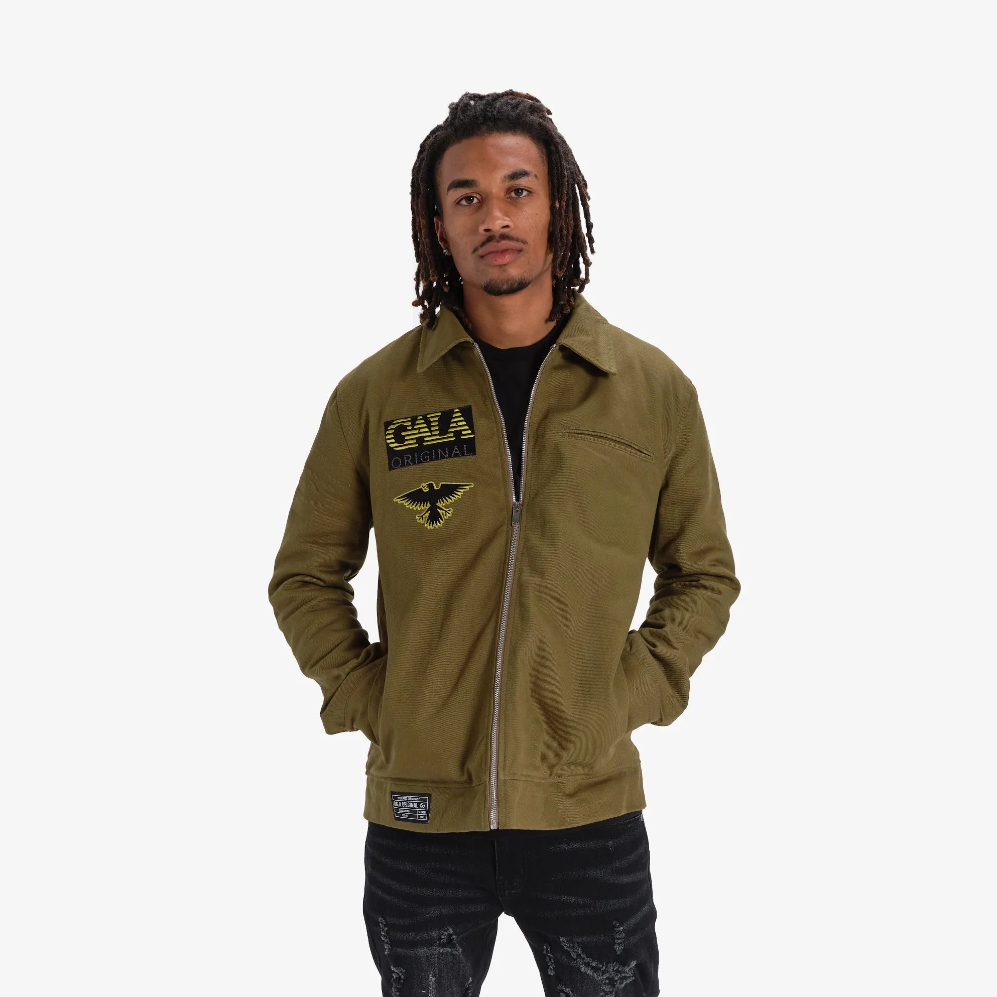 MACHINE WORK JACKET (OLIVE)