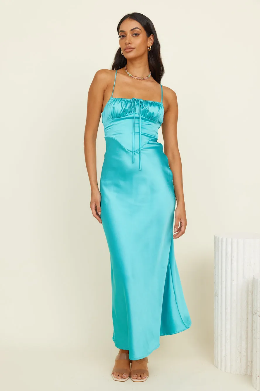 Moonlit Wanders Maxi Dress Aqua