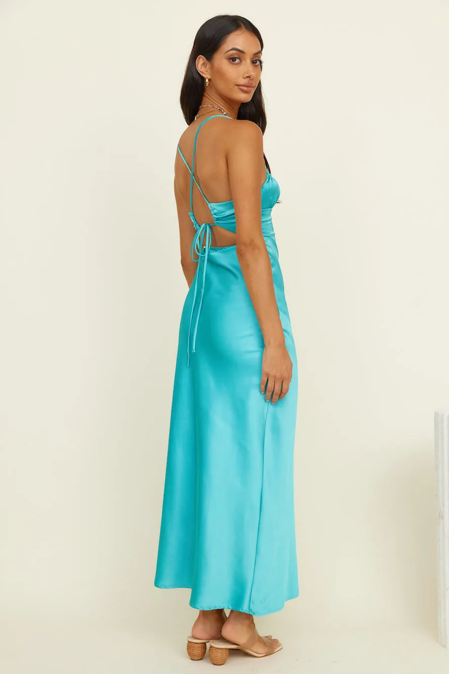 Moonlit Wanders Maxi Dress Aqua