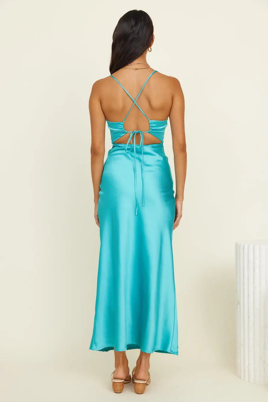 Moonlit Wanders Maxi Dress Aqua