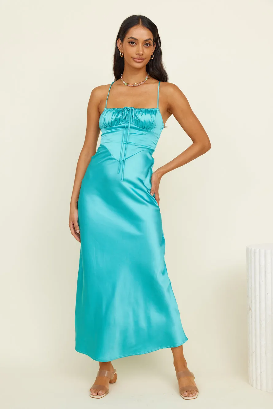 Moonlit Wanders Maxi Dress Aqua