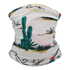 Neck Gaiter/Balaclava/Magic Scarf Headband & Face Mask for Men, Women (Desert Cactus)