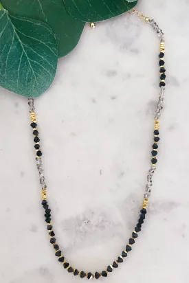 Neutral Beaded Necklace