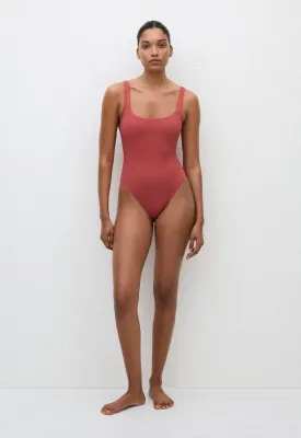Nineties Maillot - Rose Crinkle
