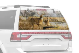 Our Side of the River Rear Window Decal