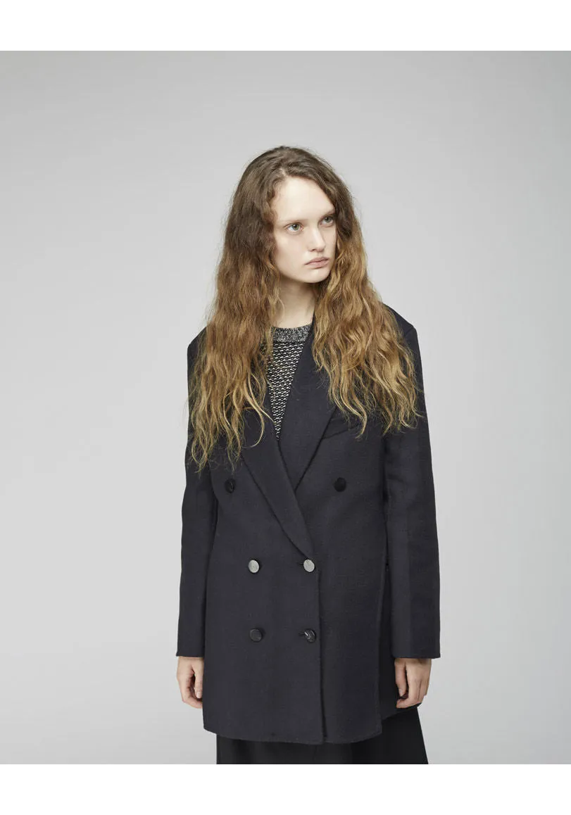 Oversized Layered Peacoat