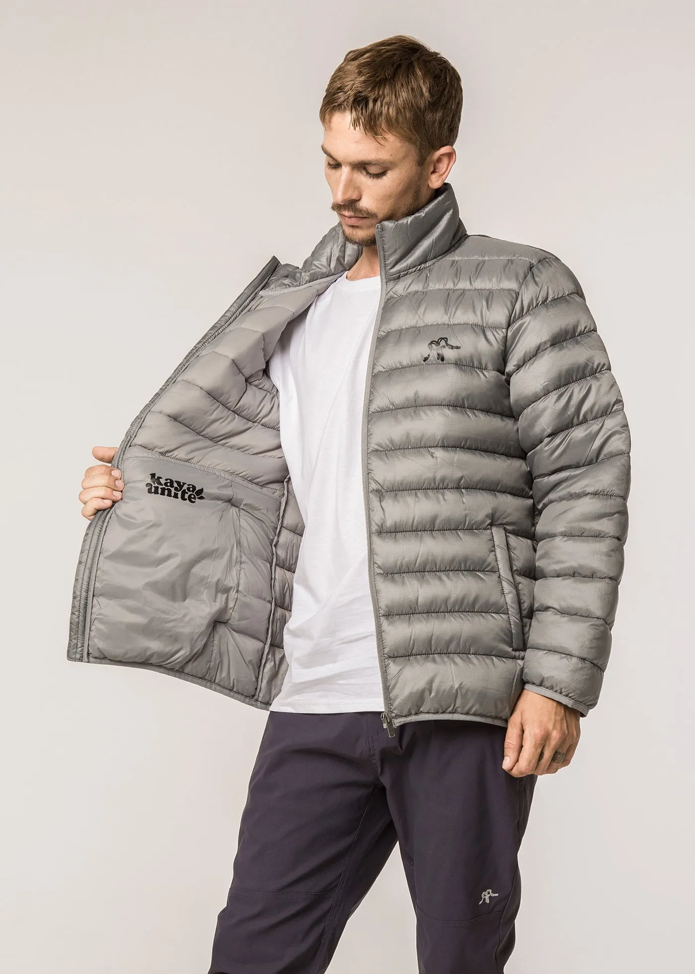 Parka Yagan Solid Light Grey