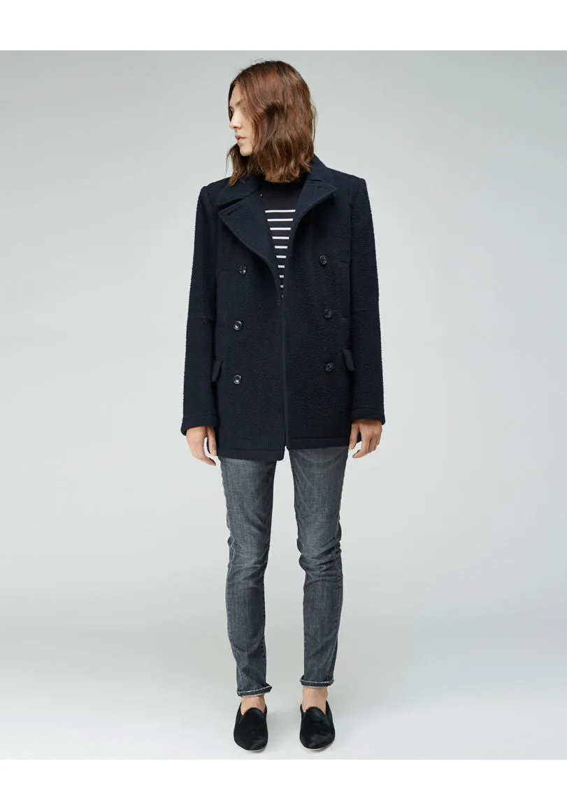 Pilly Wool Peacoat