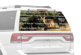 Pinch Me Rear Window Decal