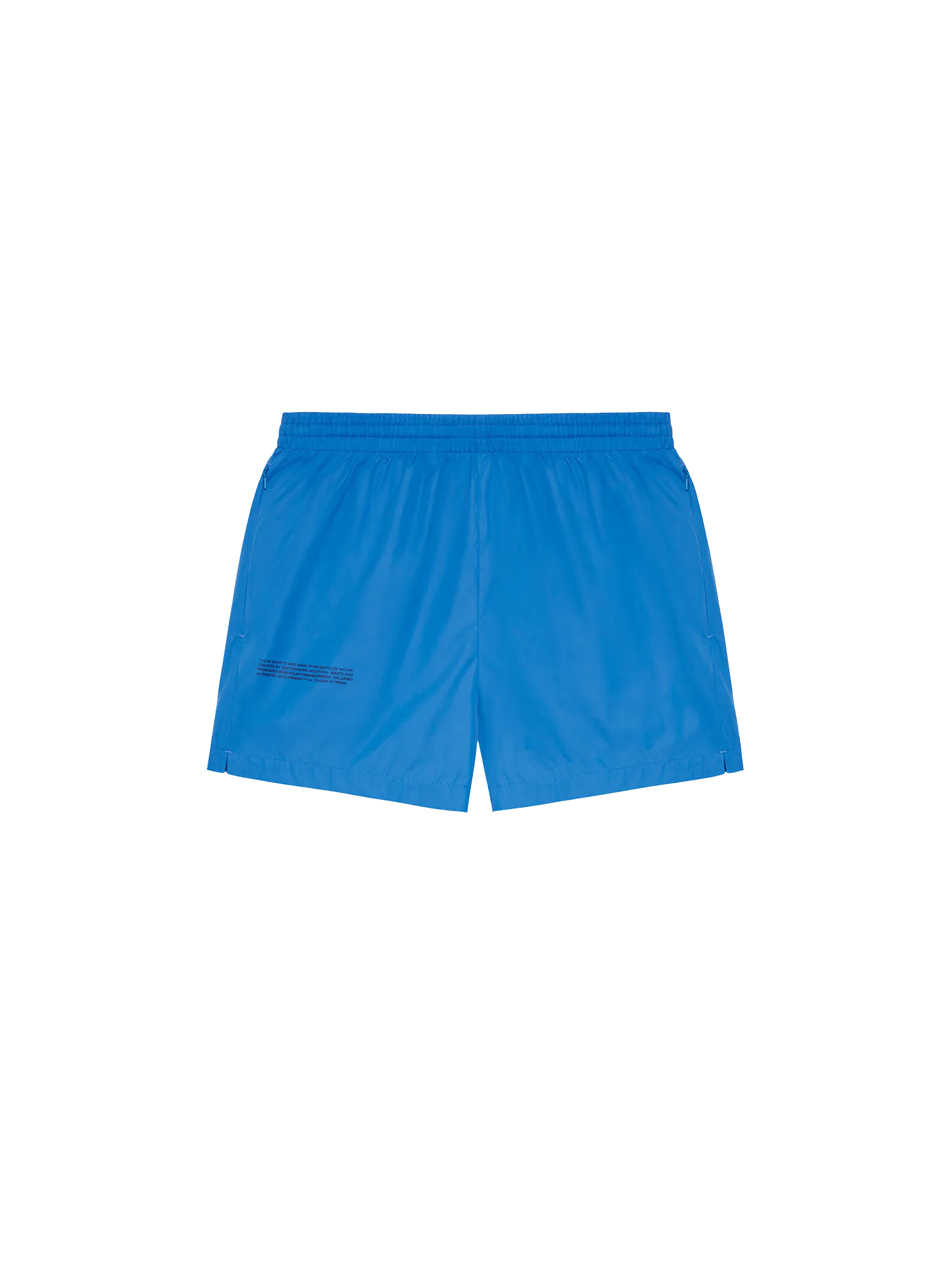 Recycled nylon Shorts—cerulean blue
