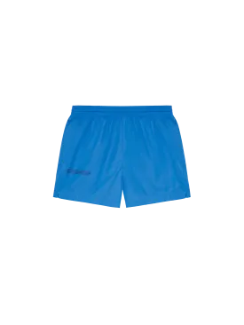 Recycled nylon Shorts—cerulean blue