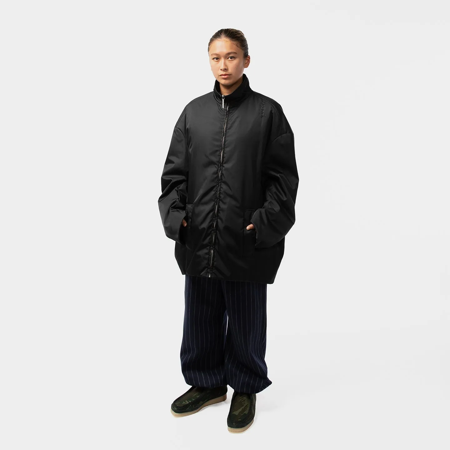 RECYCLED NYLON TWILL JACKET
