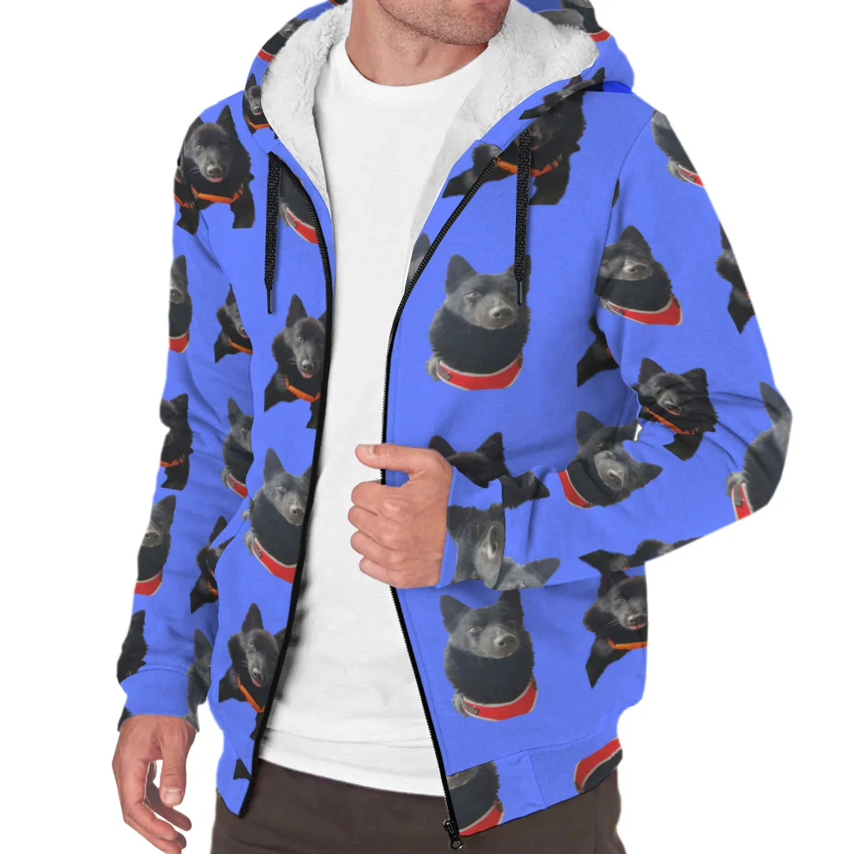 Schipperke Sherpa Hoodie