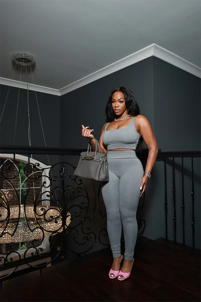 Second Skin Sculpting Sleeveless Tank Top - Heather Grey
