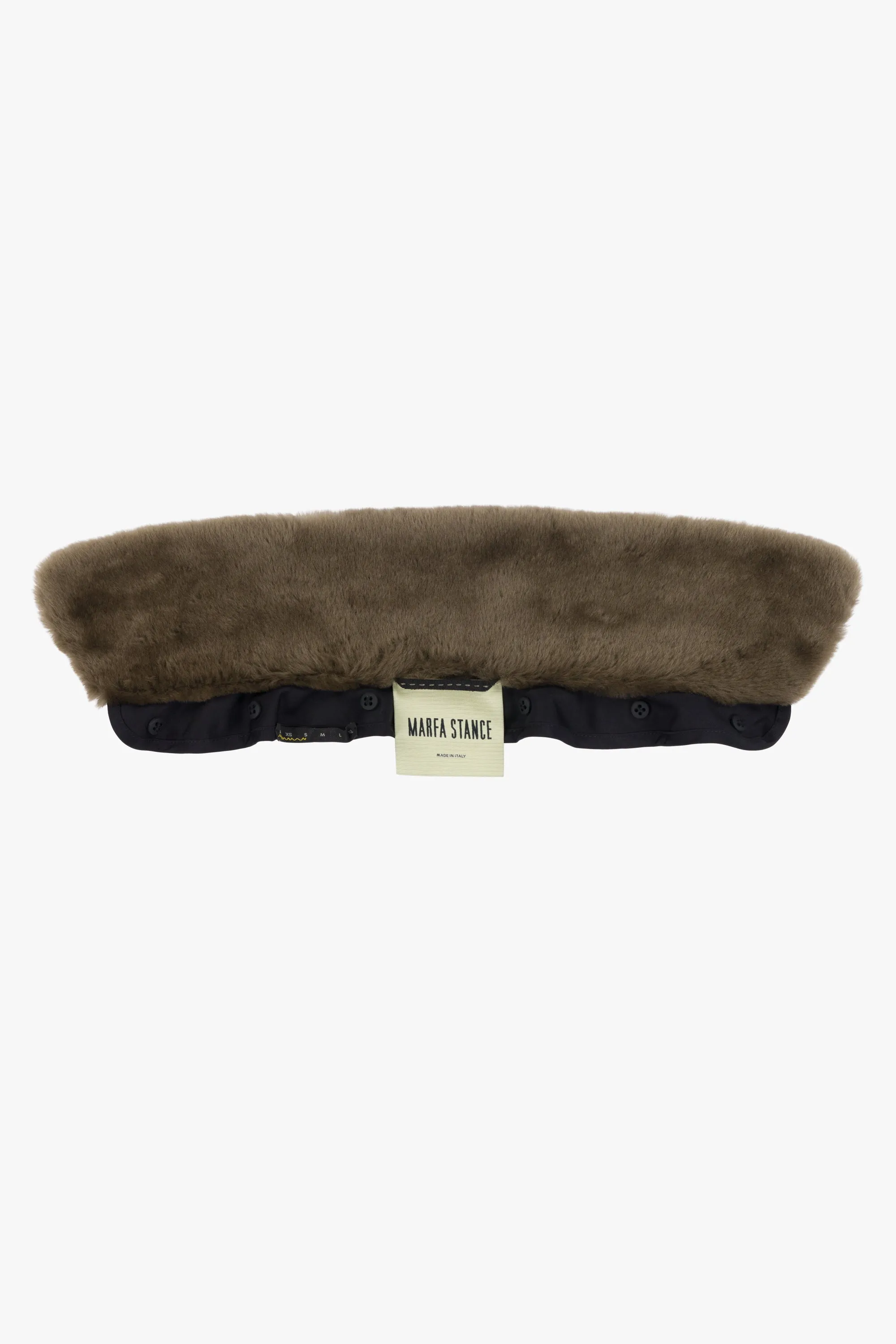 Shearling Collar - Olive