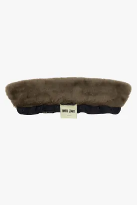 Shearling Collar - Olive