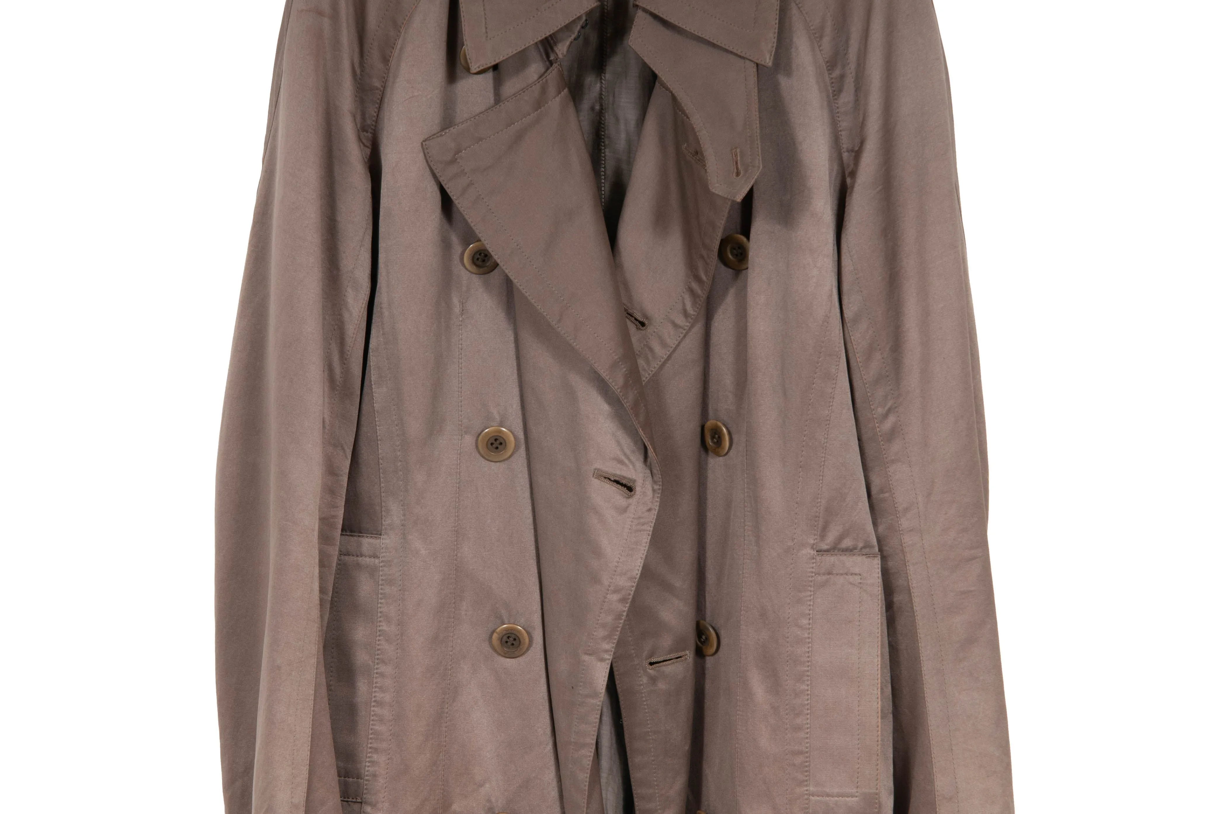 Silk Peacoat