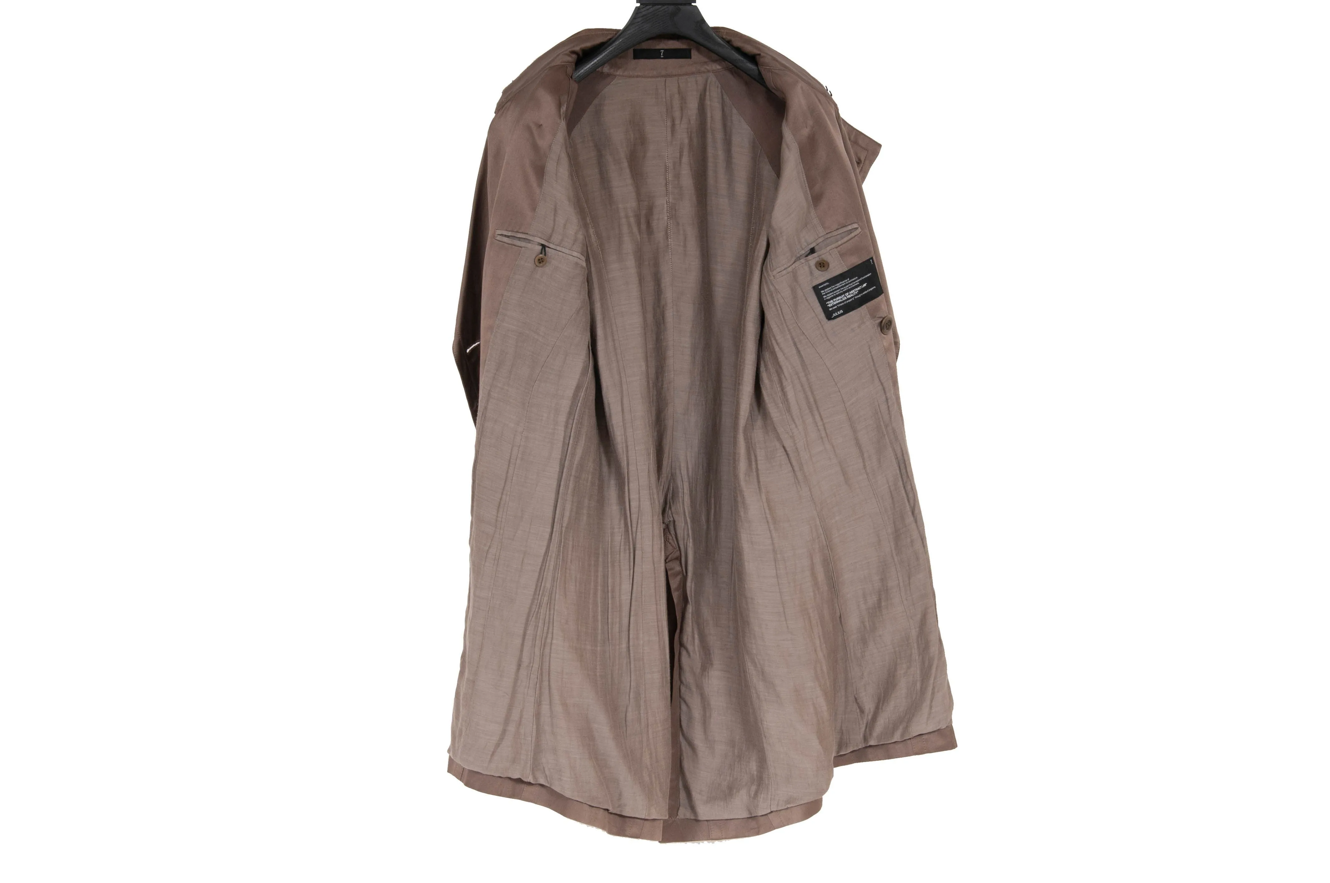 Silk Peacoat