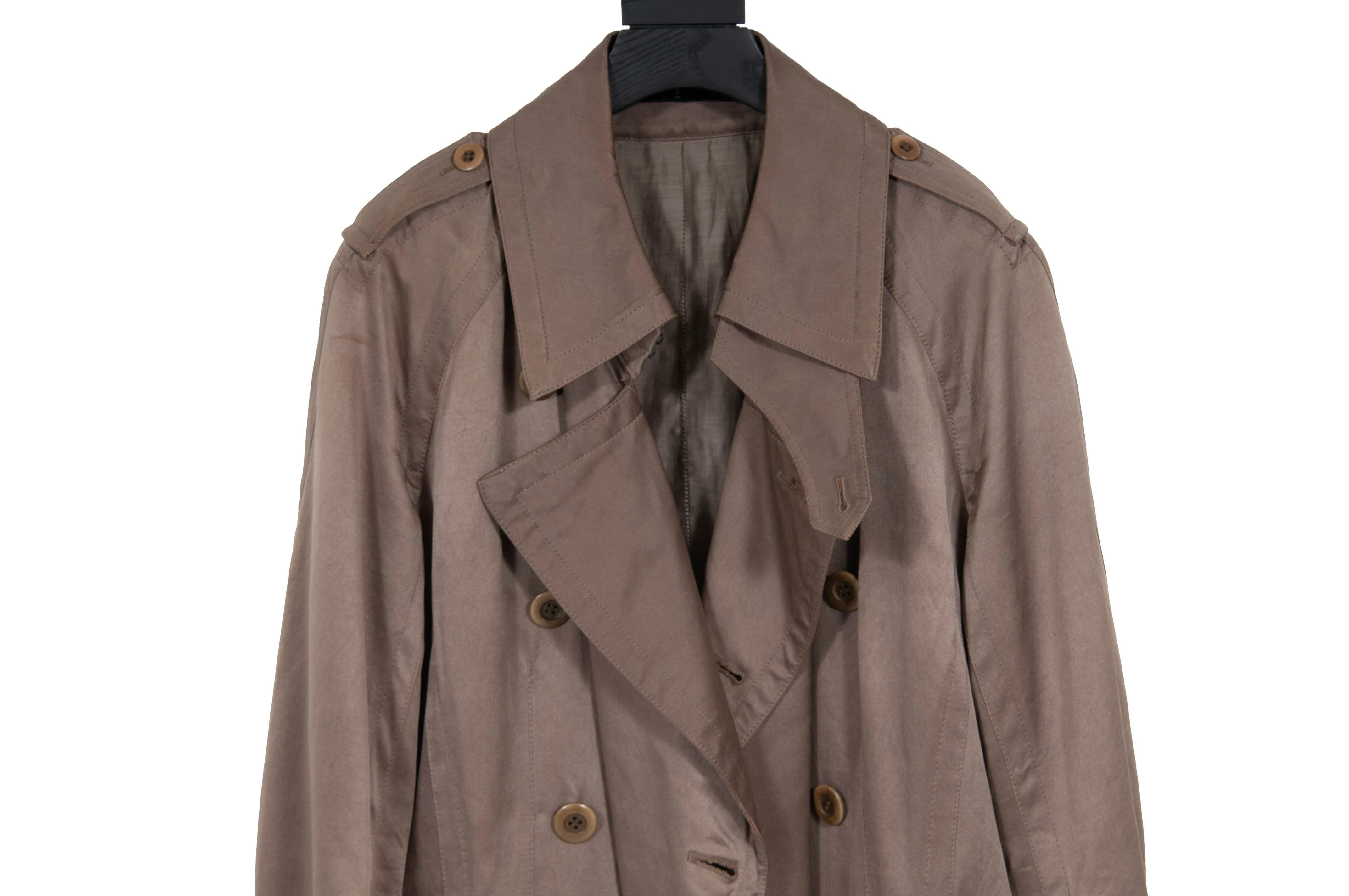 Silk Peacoat