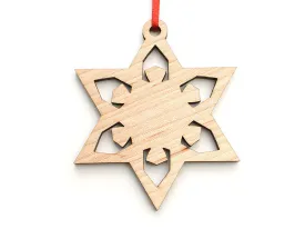 Simple Snowflake E Ornament