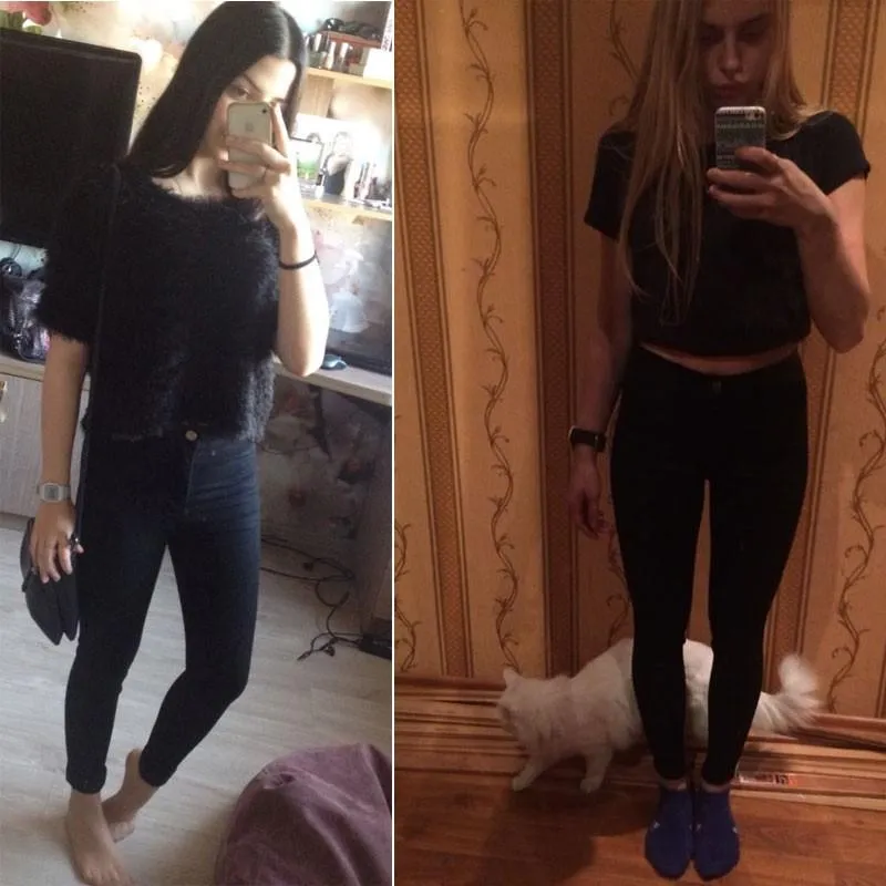 Skinny High Waist Denim Jeans