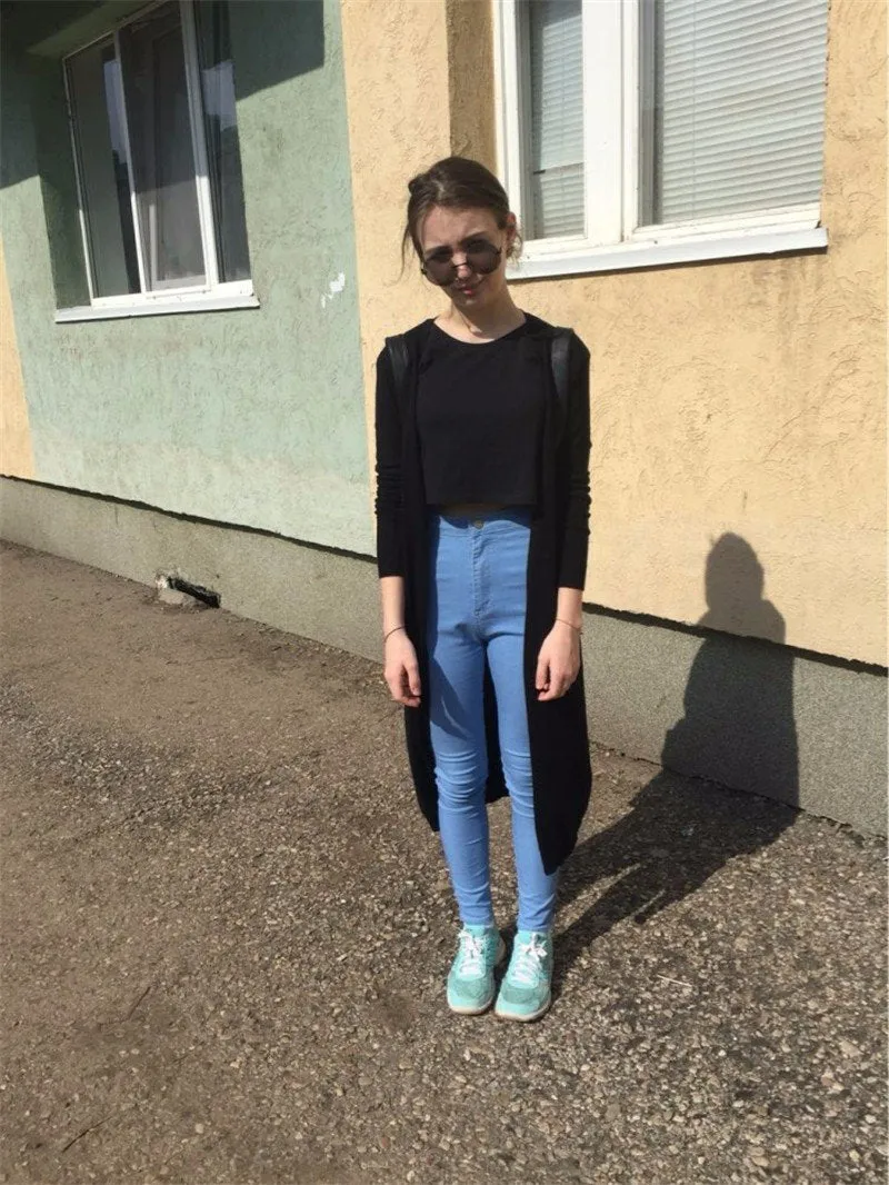 Skinny High Waist Denim Jeans