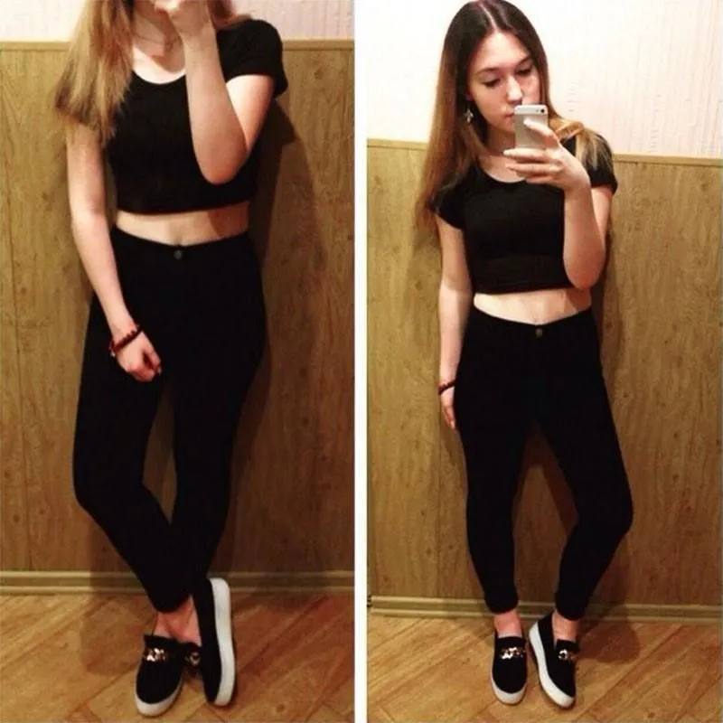 Skinny High Waist Denim Jeans