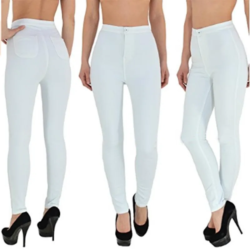 Skinny High Waist Denim Jeans