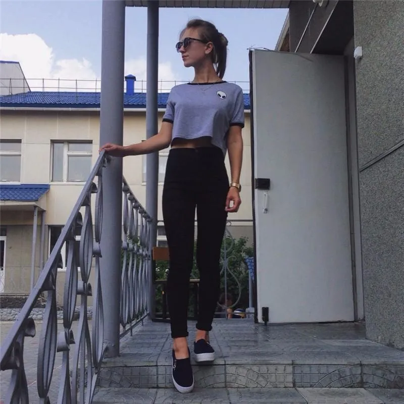 Skinny High Waist Denim Jeans