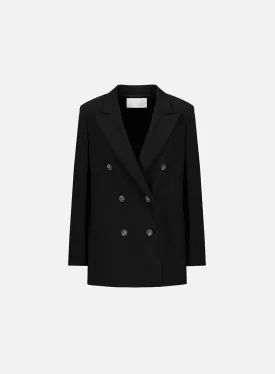 slouchy peacoat techno viscose