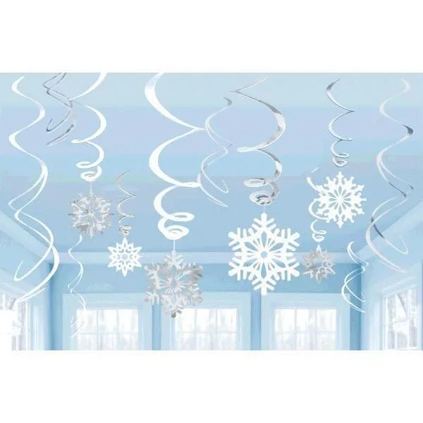Snowflake Swirl, 12 Count