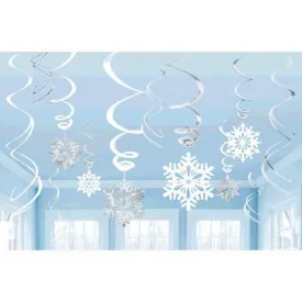 Snowflake Swirl, 12 Count